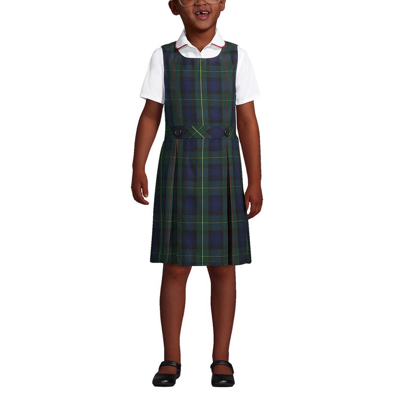 Lands' End Kids Uniform Plaid Jumper, 3 of 4
