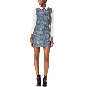 maison Jules Womens Layered Pencil Dress - 1 of 1