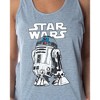 Star Wars Women's R2-D2 Beep Beep Boop Boop! Racerback Tank Shorts Pajama Set R2-D2 - 3 of 4