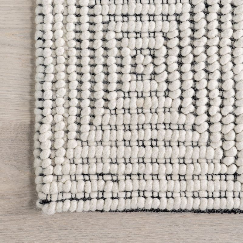 nuLOOM Mykel Geometric Lattice Wool Area Rug, 5 of 10