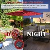 Akoasm 10 Feet Outdoor Patio Umbrella with Push-Button Tilt-Dark Red - 4 of 4