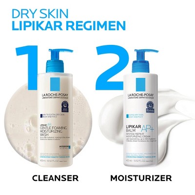 La Roche Posay Lipikar Wash AP+ Gentle Foaming Moisturizing Body &#38; Face Wash  - 13.52 fl oz_3