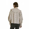 Women's Ruffle Sleeve Floral Blouse - Aureum - 2 of 3
