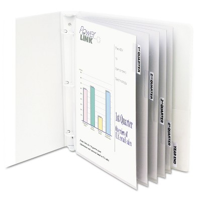 C-Line Sheet Protectors with Index Tabs Heavy Clear Tabs 2" 11 x 8 1/2 5/ST 05557