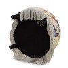 Okak Luxury Round Ottoman Bench Coffee Table Soft Upholstered Footrest Stool with Tassel Rope for Living Room,Entryway,Bedroom,Office, Multicolored - 4 of 4