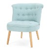 Modern Velvet Accent Chair with wood legs-Christopher Knight Home - 2 of 4