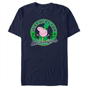 Men's Peppa Pig Just Here for the Shenanigans T-Shirt - 1 of 4
