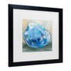 Trademark Fine Art - Jeanette Vertentes Beach Comber Dark Blue Matted Framed Art - 3 of 4