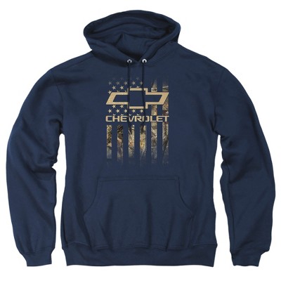 Chevrolet Camo Flag Adult Pull-Over Hoodie