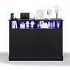 COZONY 6 Drawer Dresser for Bedroom, Modern Wide Chest of Drawers with Open Storage, Large Capacity Organizer Cabinet for Living Room, Hallway - 4 of 4