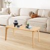 YIYIBYUS Folding Floor Table, Portable Coffee Table for Sitting on The Floor - 2 of 4