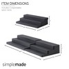 SIMPLEMADE 3-Tier Spice Rack Organizer - Versatile Storage Shelf for Kitchen, Bathroom, Bedroom & Office, Expandable - 3 of 4