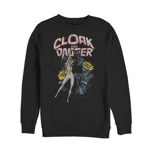 Men's Marvel Cloak And Dagger Children Sweatshirt - Black - Large : Target