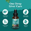 Deep Cleanse, Detox & Repair for Liver with Milk Thistle Liquid Drops, Liver Detox for Immunity & Daily Cleanse, Nature's Craft, 60mL - 2 of 4