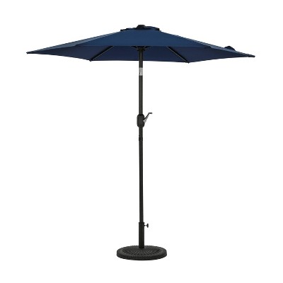 7.5' Bistro Market Patio Umbrella Navy - Island Umbrella