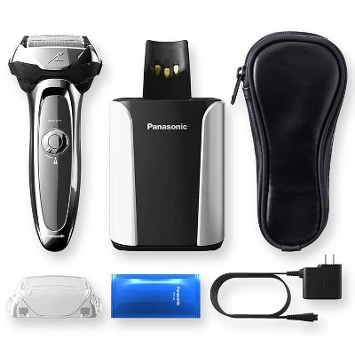 Panasonic ARC 5-Blade Advanced Men's Electric Shaver with Clean & Charge System ES-LV95-S