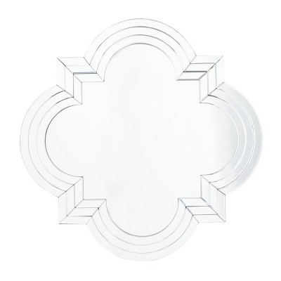 Glam MDF Decorative Wall Mirror Silver - Olivia & May