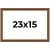 PosterPalooza | Classic Gold Picture Frame - UV Acrylic, Backing Board, Hanging Hardware Included - 2 of 4