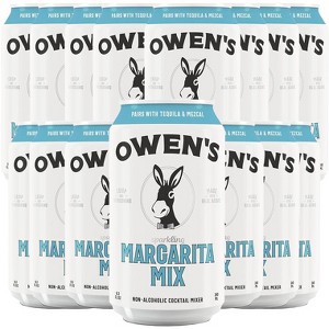 Owen’s Craft Mixers |Sparkling Margarita| Handcrafted in the USA with Premium Ingredients | Vegan & Gluten-Free Soda Mocktail and Cocktail Mixer - 1 of 3