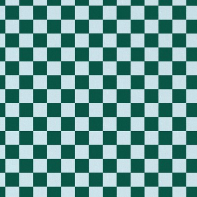 Checkerboard Emerald Blue