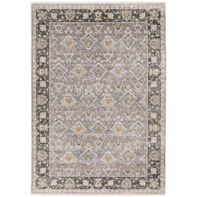 Oriental Weavers Maharaja 091E1 Grey/ Blue Indoor Area Rug - 5'3" x 7'6"