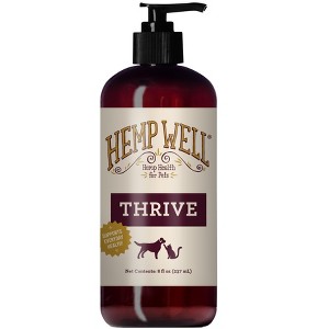 Hemp Well Thrive Oil for Dogs and Cats Everyday Health - Healthy Skin and Coat - 1 of 4