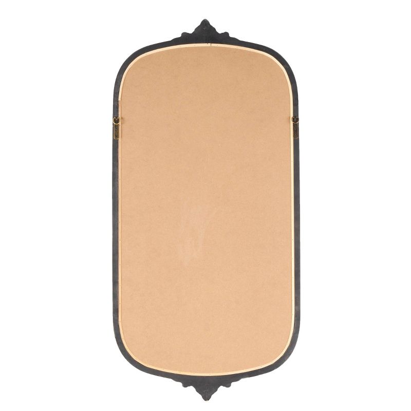 Olivia &#38; May 48&#34;x24&#34; Wooden Scroll Oval Wall Mirror with Beaded Frame Bronze, 5 of 6