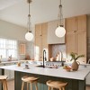 Albers 10.5 Inch 1 Light Pendant with Opal Glass in Black - 3 of 4