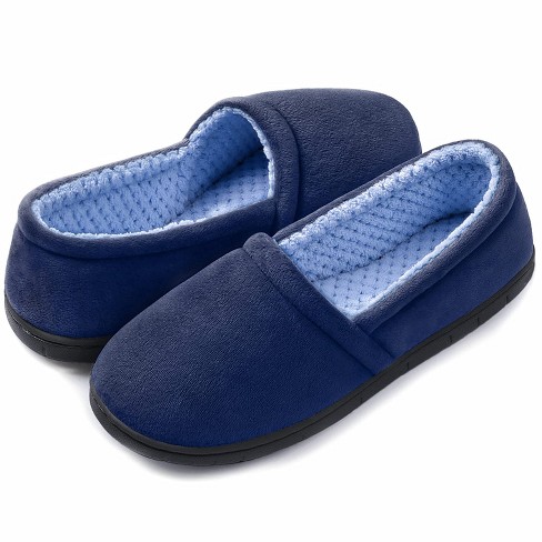 Women's Julia Bubble Stitch Lined Slipper, Size 8-9 Us Women, Navy/baby  Blue : Target