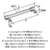Amerock Faircrest Pull for Cabinets, Drawers, and Furniture - 4 of 4