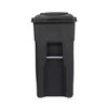 Toter 64 gal Black Polyethylene Wheeled Garbage Can Lid Included - image 4 of 4