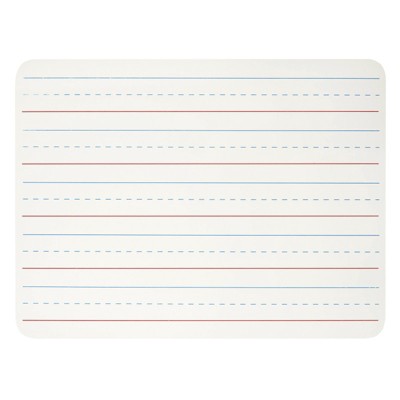 Charles Leonard Dry Erase Board, One Sided, Lined, 9" x 12"