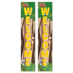 Creative Teaching Press® Jungle Friends Welcome Banner, 8"W x 39"H, Pack of 2 - 1 of 4