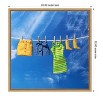 Amanti Art The Laundry Line by Julia Ramiro Canvas Wall Art Print Framed - 3 of 4