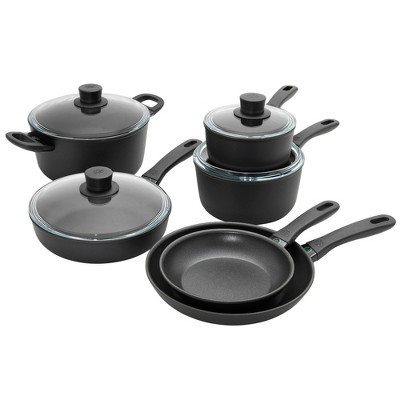 Ballarini Parma Plus By Henckels 10-pc Aluminum Nonstick Cookware Set, Made  In Italy : Target