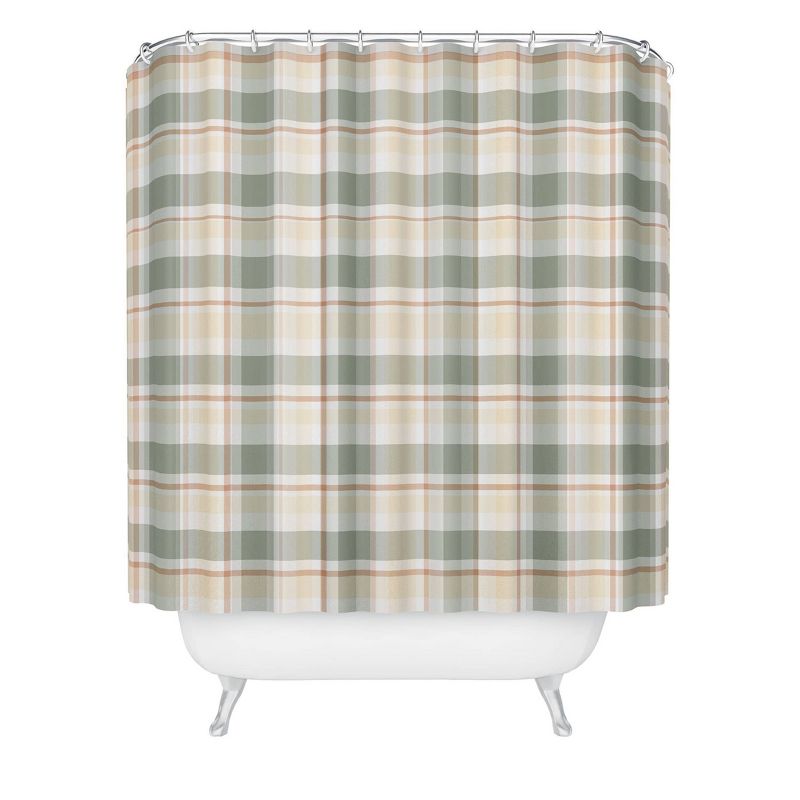 Light Cottage Plaid Shower Curtain - Deny Designs, 1 of 4