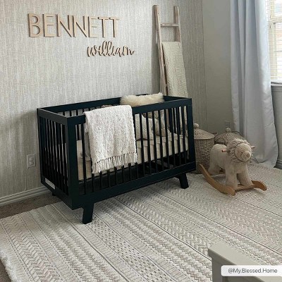 Hauteloom Ivory Cira 3D Rug with Fringes