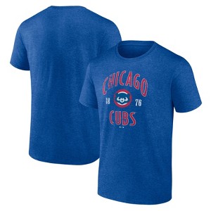 MLB Chicago Cubs Men's Bi-Blend T-Shirt - 1 of 3