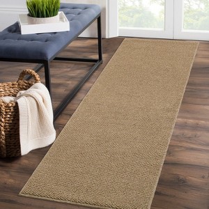Washable Modern Solid Large Area Rugs for Bedroom Living Room, Soft Non Slip Textured Carpet for Home Office - 1 of 4