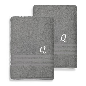 Linum Home Textiles 100% Turkish Cotton 2PC Denzi Bath Towel Set - 1 of 1