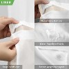 LunaLulinlk Beige Linen Shower Curtain No Hook - 2 of 4