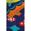 Full Submarine Kids' Bed in a Bag Navy - Dream Factory: Ocean Theme, Microfiber, 7-Piece Set, Kids Full Size Bedding - 3 of 4