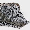 Anna-Kaci Women's Square Satin Scarf with Mixed Animal Print Pattern and Lightweight Texture - 2 of 4