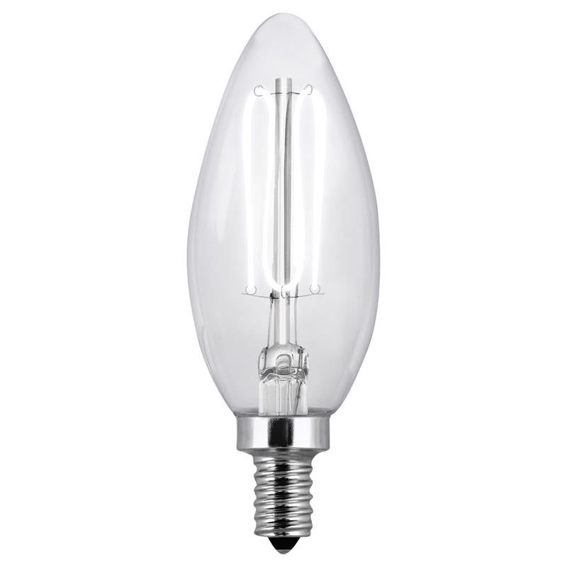Feit Electric E12 E12 (Candelabra) Filament LED Bulb Daylight 40 Watt Equivalence 1 pk, 1 of 3