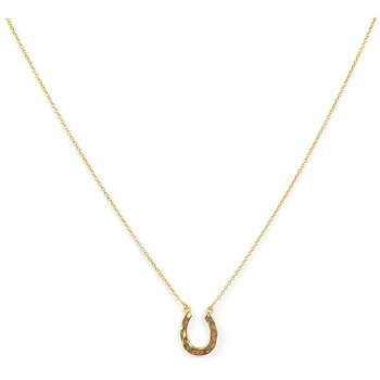 Gold Plated Horseshoe Pendant Necklace | ETHICGOODS