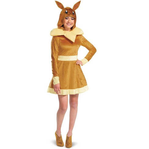 Pokemon Eevee Deluxe Women's Costume, Large (12-14) : Target