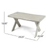 NicBex 39.25 Inch Rectangle Coffee Table,Wood Center Table for Living Room,Dining Room,Bedroom - 3 of 4