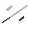 Unique Bargains Flat-mouthed Nail Painting Brushes for Polish Painting Home DIY Clear Gray 1 Pc - 3 of 4