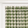 GoodGram Buffalo Check Gingham Custom Window Curtain Treatments - 2 of 3