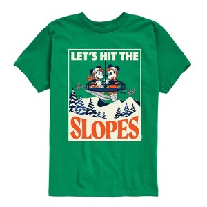 Boys' - Disney - Let's Hit The Slopes Short Sleeve Graphic T-Shirt - 1 of 4